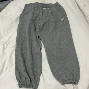 Nike Women’s Grey Embroidered Joggers size large
